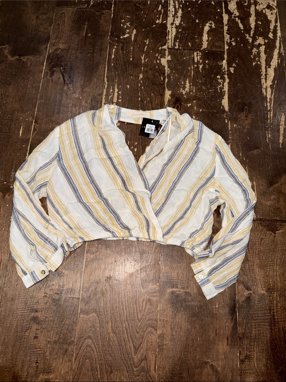 Striped Cropped Top